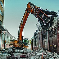 MBI: Gr&ouml;&szlig;tes Abbruch-Multisystem in Mainz im Einsatz