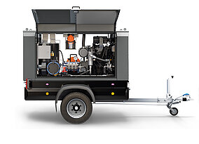 Effiziente Reinigung mit Heißwasser