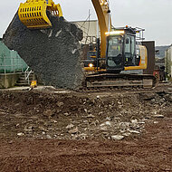 Epiroc: IJ Lynn setzt beim Abbruch einer Kläranlage auf Epiroc