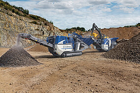 Kleemann: Kegelbrecher ergänzt Backenbrechanlage