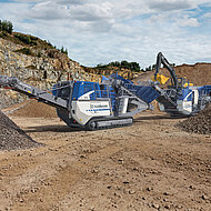 Kleemann: Kegelbrecher erg&auml;nzt Backenbrechanlage