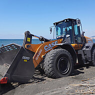 Case: Ein italienisches TV-Programm berichtet &uuml;ber die Mitwirkung von CASE bei der S&auml;uberung des am st&auml;rksten verunreinigten Fluss in Europa 