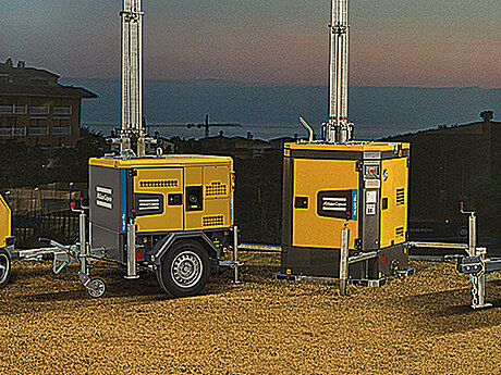 Atlas Copco: Neuer Lichtmast mit besserer Ausleuchtung, leiserem Betrieb und niedrigeren Betriebskosten
