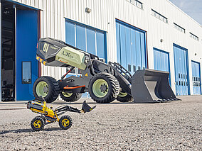 Volvo-Prototyp LX03 steht für eine intelligente Zukunft des Bauens