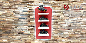 Messedebüt für neue Schuhserie »Adventure«