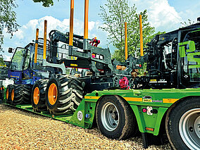 »Forsttiefbett X« bringt Forst-Giganten auf Achse