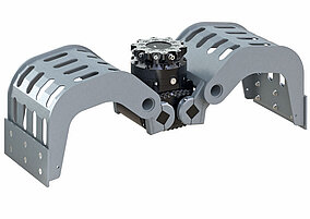 Kinshofer: Abbruch- und Sortiergreifer bauen auf »HPXdrive«