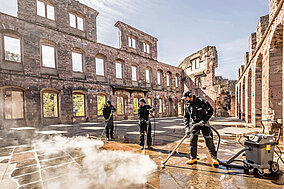 Schonende Reinigung für Heidelberger Schloss