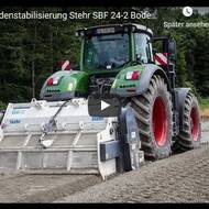 Bodenstabilisierung Stehr SBF 24-2 Bodenfräse und Fendt 1050