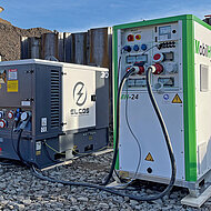 Hybrid-L&ouml;sung f&uuml;r die Stromversorgung vor Ort