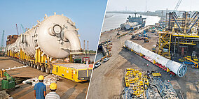 Mammut-Transportprojekt in Indien