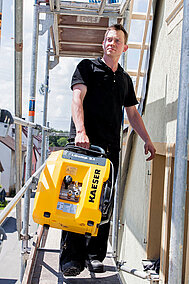 Kolbenkompressor zeigt sich klein und oho!