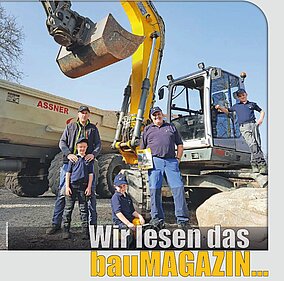 Michael Aßner (li.) und Inhaber Peter Aßner, Peter Aßner Erdbewegung, Denklingen (Oberbayern)