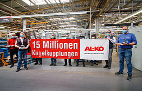AL-KO: Erfolgsgeschichte für AL-KO - 15 Millionen Kugelkupplungen gefertigt