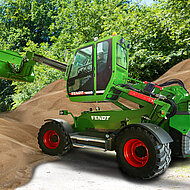 Gr&uuml;ne Kooperation: AGCO/Fendt bringt SENNEBOGEN Teleskoplader in die Landwirtschaft