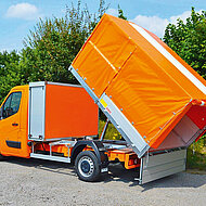 Heinz Schutz: Kommunaler &raquo;Stadtentsorger&laquo; auf Transporterfahrgestellen