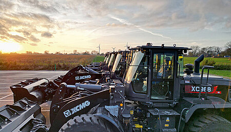 XCMG &uuml;bergibt sechs Hochleistungsradlader