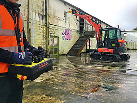 Abbrucheinsatz per Fernsteuerung