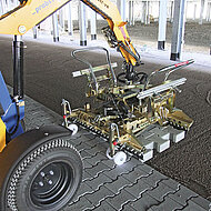 Der blau-gelbe Adler ist schnell zur Stelle