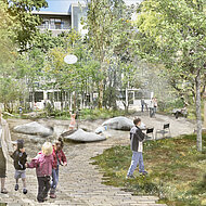 KAUM GER&Auml;USCHE UND KEINE CO2-EMISSIONEN:  BUUS LANDSCAPING SETZT ELEKTRISCHEN GIANT-LADER IN STADTZENTRUM EIN