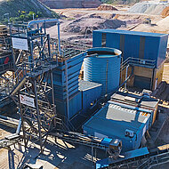 Flottweg: Sandaufbereitung mit Schleudergang