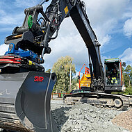 SMP/Volvo CE: Auch Tiltrotatoren von SMP Parts mit neuen Volvo-Raupenbaggern kompatibel