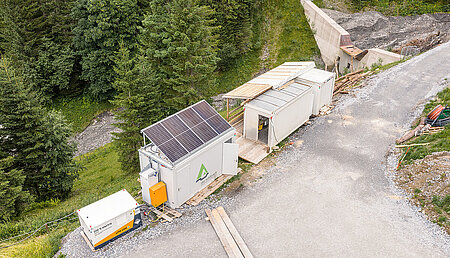 Nachhaltige Stromversorgung am Bau