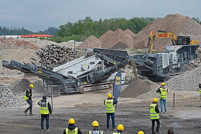 »RM J110X«: Rubble Master stellt ersten mobilen Backenbrecher vor