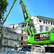 Sennebogen: Jetzt noch mehr Reichweite im Abbruch