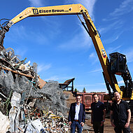 Schnellerer Umschlag bei Stahlschrott und Metallen 