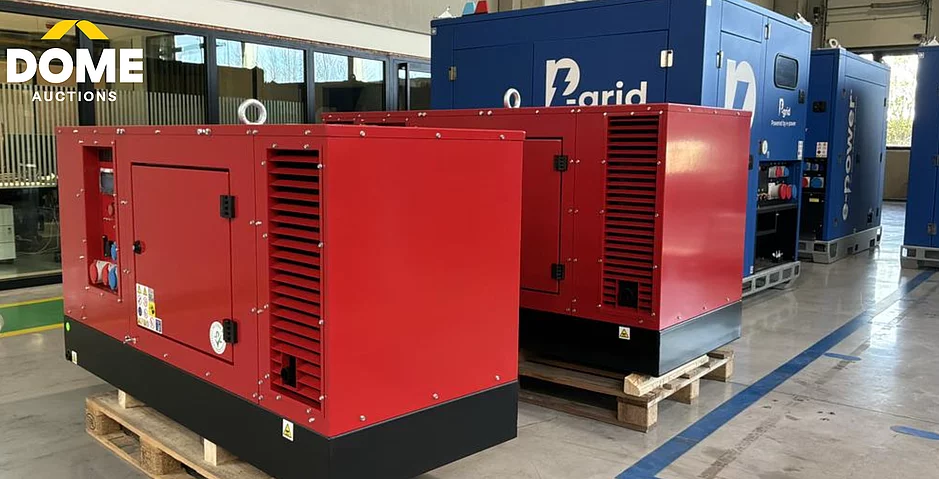 P-Grid Hybridgeneratoren: Effiziente Energiel&ouml;sungen f&uuml;r Bau, Turmdrehkrane und Industrie