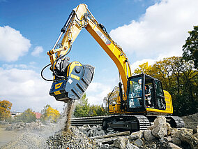 MB Crusher: Mit dem Anbaubrecher typische Entsorgungsfragen kreativ lösen