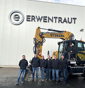 Erwentraut bewährt sich als Hydrema-Vertriebspartner