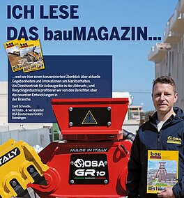 Gerd Schmidle, Vertriebs-, & Serviceleiter OSA Deutschland GmbH, Reimlingen