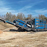 Eggersmann: Erster Prallbrecher f&uuml;r mobile Bauschuttaufbereitung