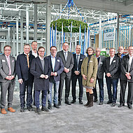 Layher feiert  Richtfest f&uuml;r &raquo;Werk 3&laquo;