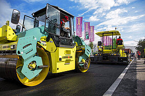 Straßensanierung mit Ammann-Maschinen: Der perfekte Baustellen-Takt in Hennef 