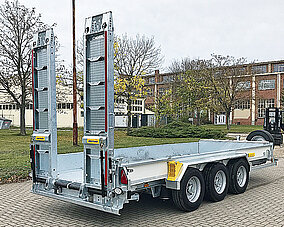 Auffahrrampen pneumatisch bedienen