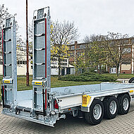 Auffahrrampen pneumatisch bedienen