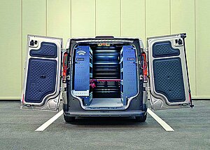 Kia &raquo;PV5 Cargo&laquo; mit  W&uuml;rth-Handwerkerausbau