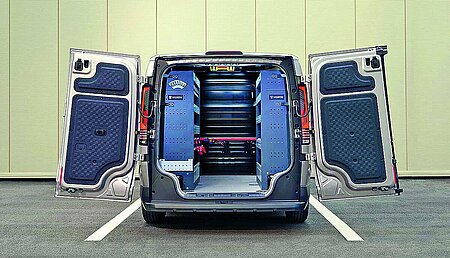 Kia &raquo;PV5 Cargo&laquo; mit  W&uuml;rth-Handwerkerausbau