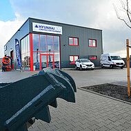 Hyundai Baumaschinen Nord GmbH weiht neue Niederlassung in Castrop-Rauxel ein und feiert 20j&auml;hrige Zusammenarbeit