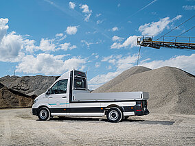 MAN Truck & BUS: Der »eTGE« fährt jetzt auch elektrisch auf die Baustellen