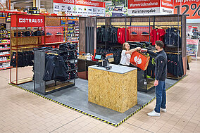 Bauhaus und Strauss eröffnen vier Pop-up-Stores