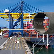 Schwere Lasten schmierfrei gelagert