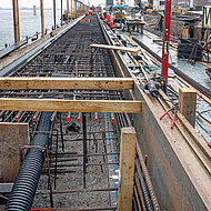 Westag & Getalit: Wasserbaustelle erforderte hohe Randbetonfestigkeit