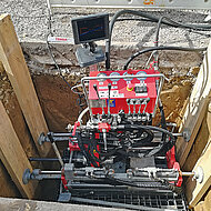 Terra: Grubenbohranlage verlegt Gasleitung