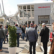 Takeuchi-Neuvorstellung auf der bauma