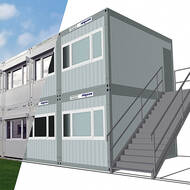 Temporäre Gebäude mit neuem 3D-Konfiguratur schnell und individuell planen