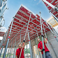 Kosten sparen mit schnellem Deckenschalsystem